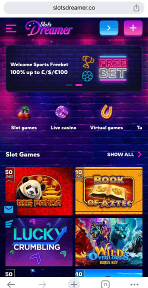 Slots Dreamer Casino Mobile 